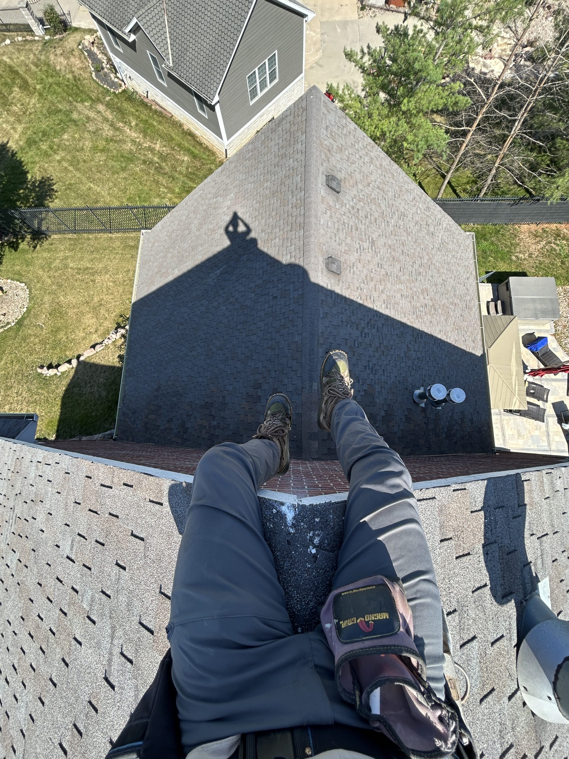 Daniel on roof